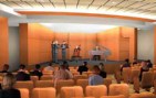 UK hospital auditorium